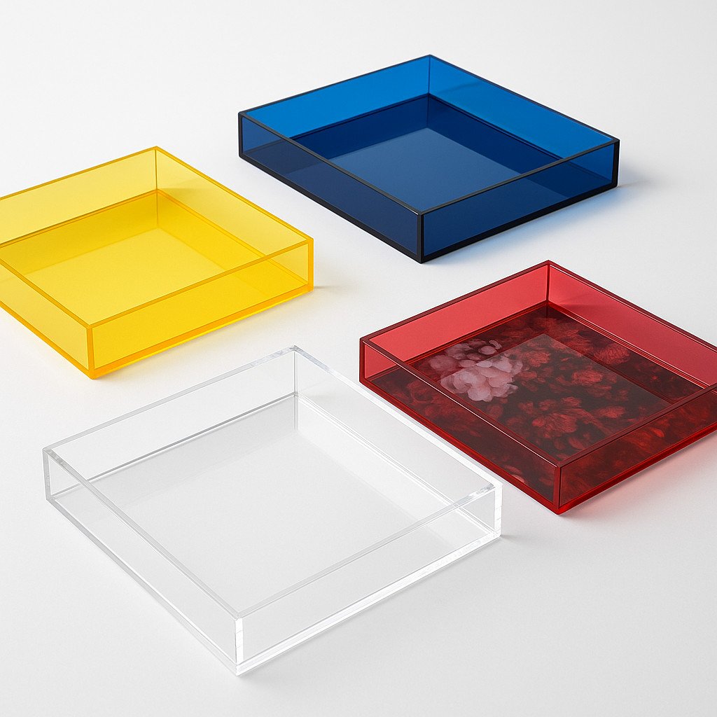 acrylic tray color