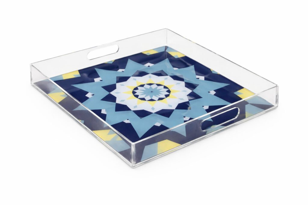 acrylic tray with logo printing