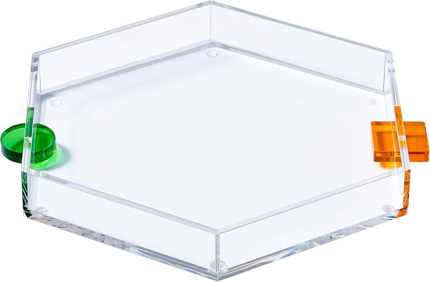 6 sides clear acrylic tray